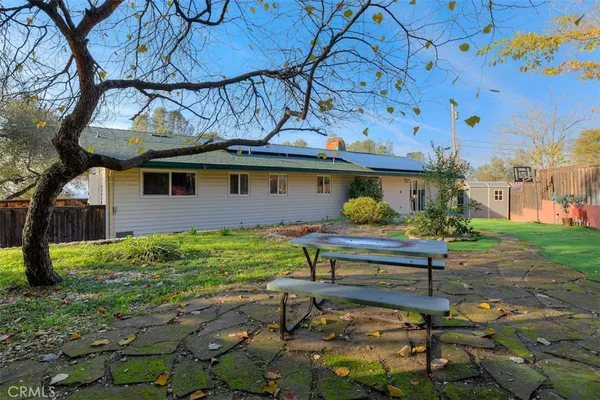 a backyard of house with green space