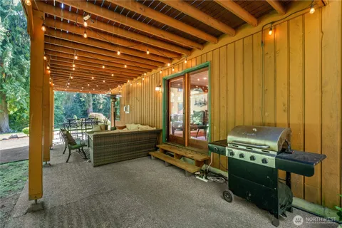 a outdoor space with couch