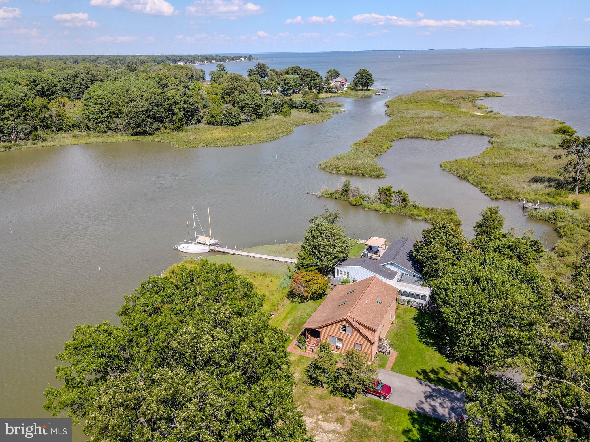 968 Main Street Deale, MD 20751 - Photo 22 of 26 an aerial view of a house with a lake view
