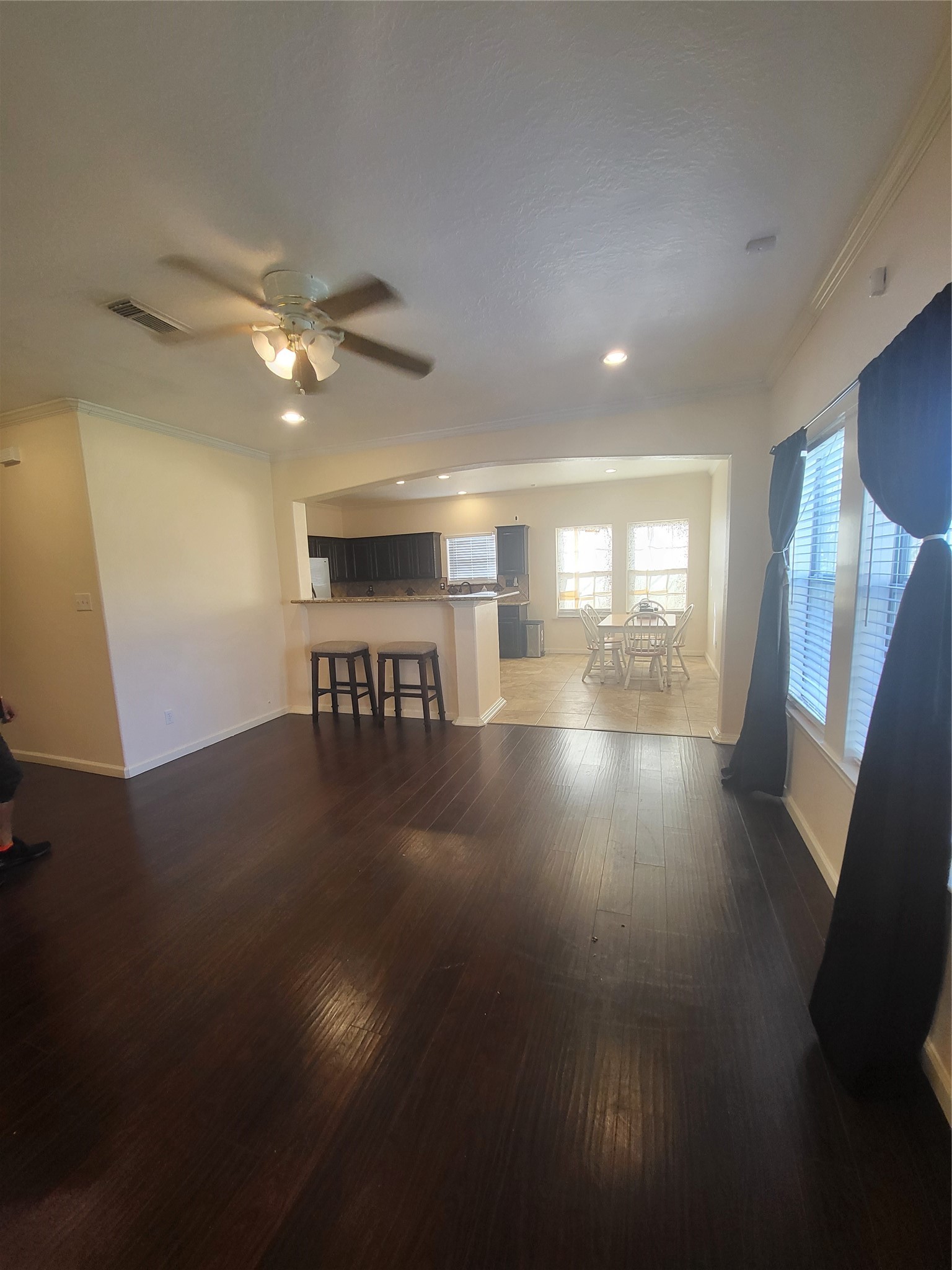 1904 Kansas Street La Marque, TX 77568 - Photo 12 of 20 wooden floor in an empty room with a window