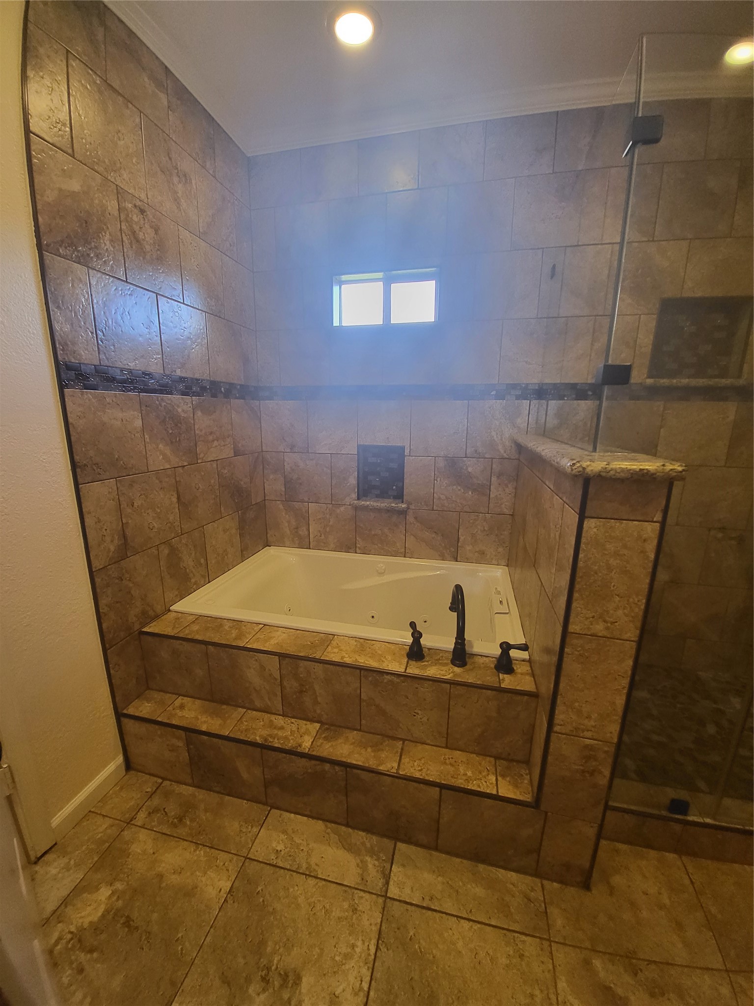 1904 Kansas Street La Marque, TX 77568 - Photo 18 of 20 a bathroom with a sink and shower