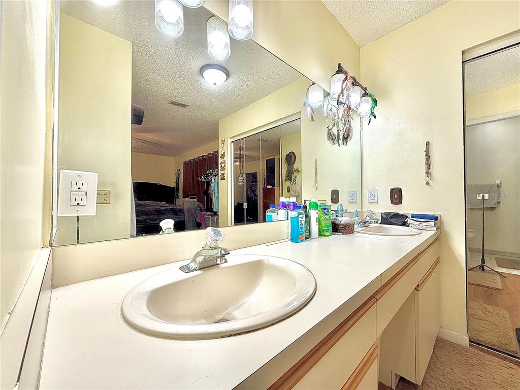 2500 Brook Road North Fort Meade, FL 33841 - Photo 37 of 65 a bathroom with a sink a vanity and a mirror