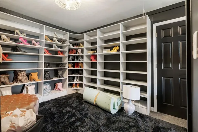 a utility room with a window