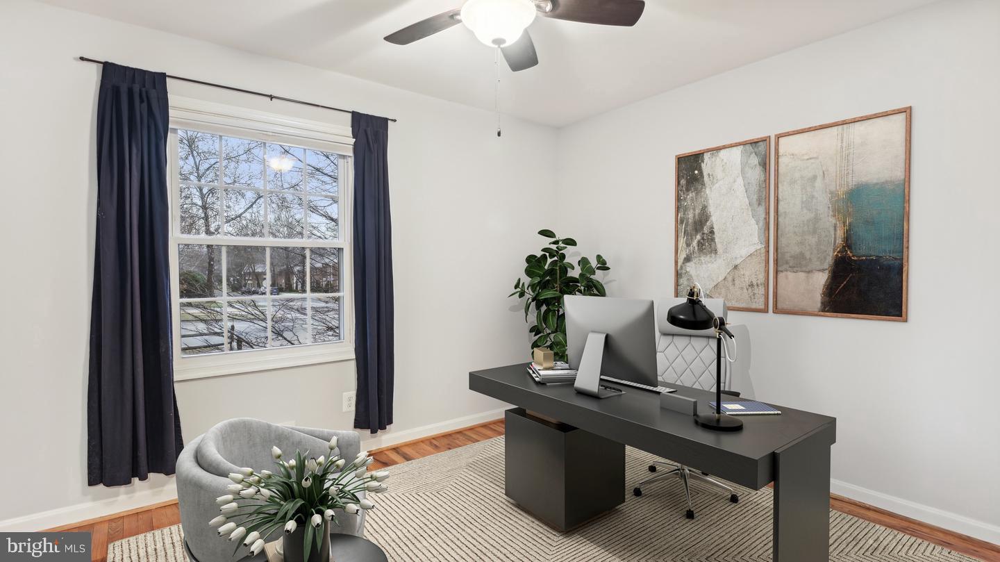 8352 Forrester Boulevard, Unit 456 Springfield, VA 22152 - Photo 9 of 18 a view of a workspace with furniture