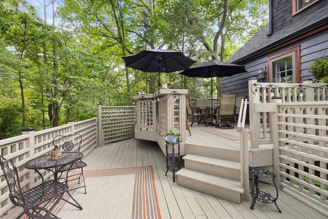 a view of outdoor space deck and patio