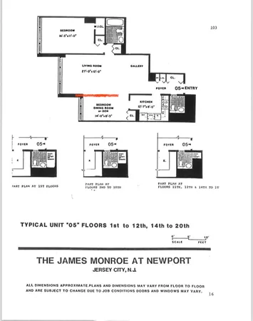 $829,000 | 45 River Drive South, Unit 1005, Jersey City, NJ 07310