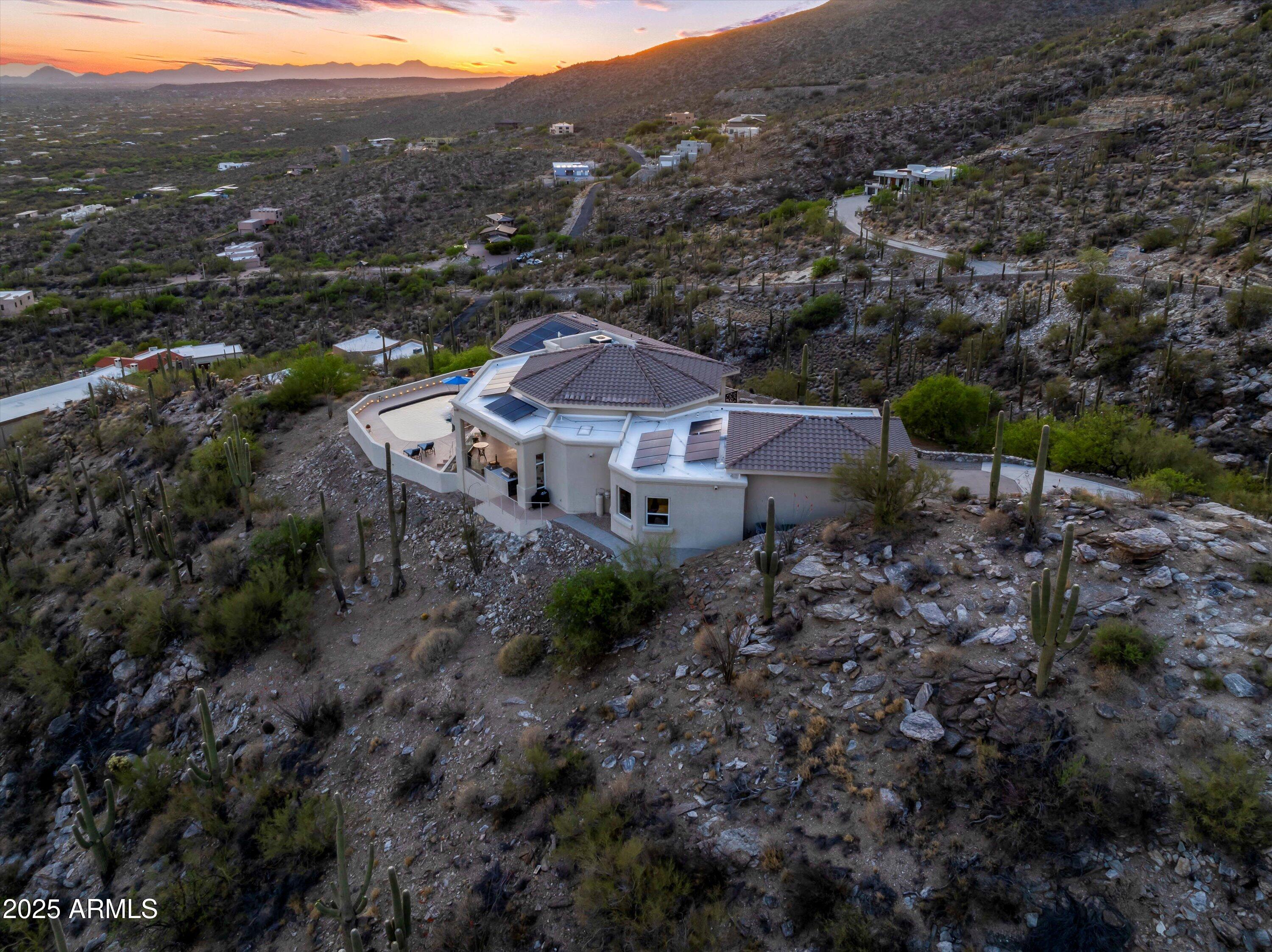 12130 East Quesada Place Tucson, AZ 85749 - Photo 48 of 55 60-Aerial Back