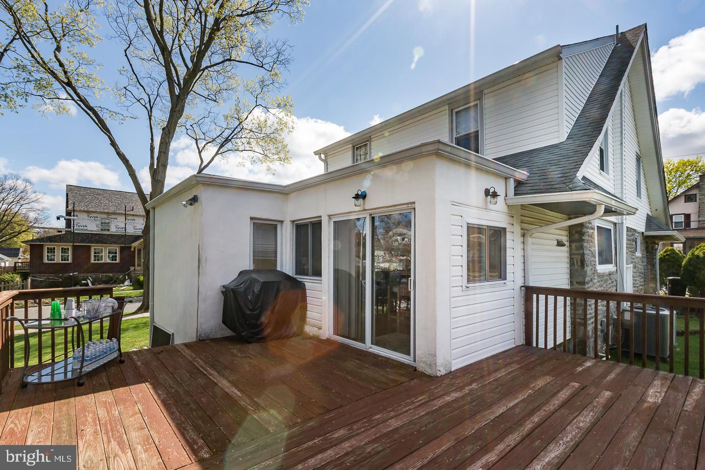 252 Strathmore Road Havertown, PA 19083 - Photo 39 of 43 REAR DECK
