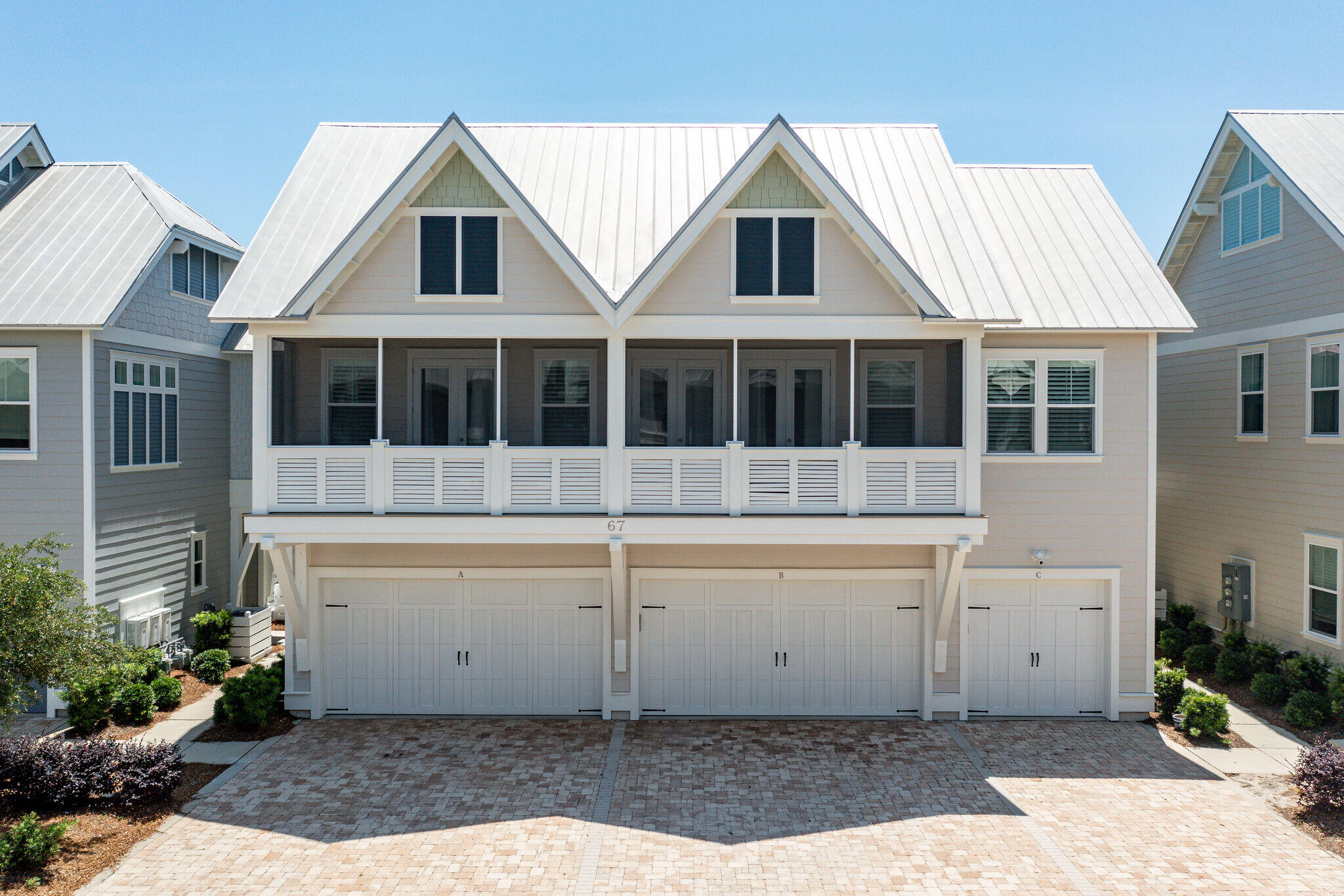 67 Milestone Dr Inlet Beach, Unit A Inlet Beach, FL 32461 - Photo 2 of 44 better front of unit drone