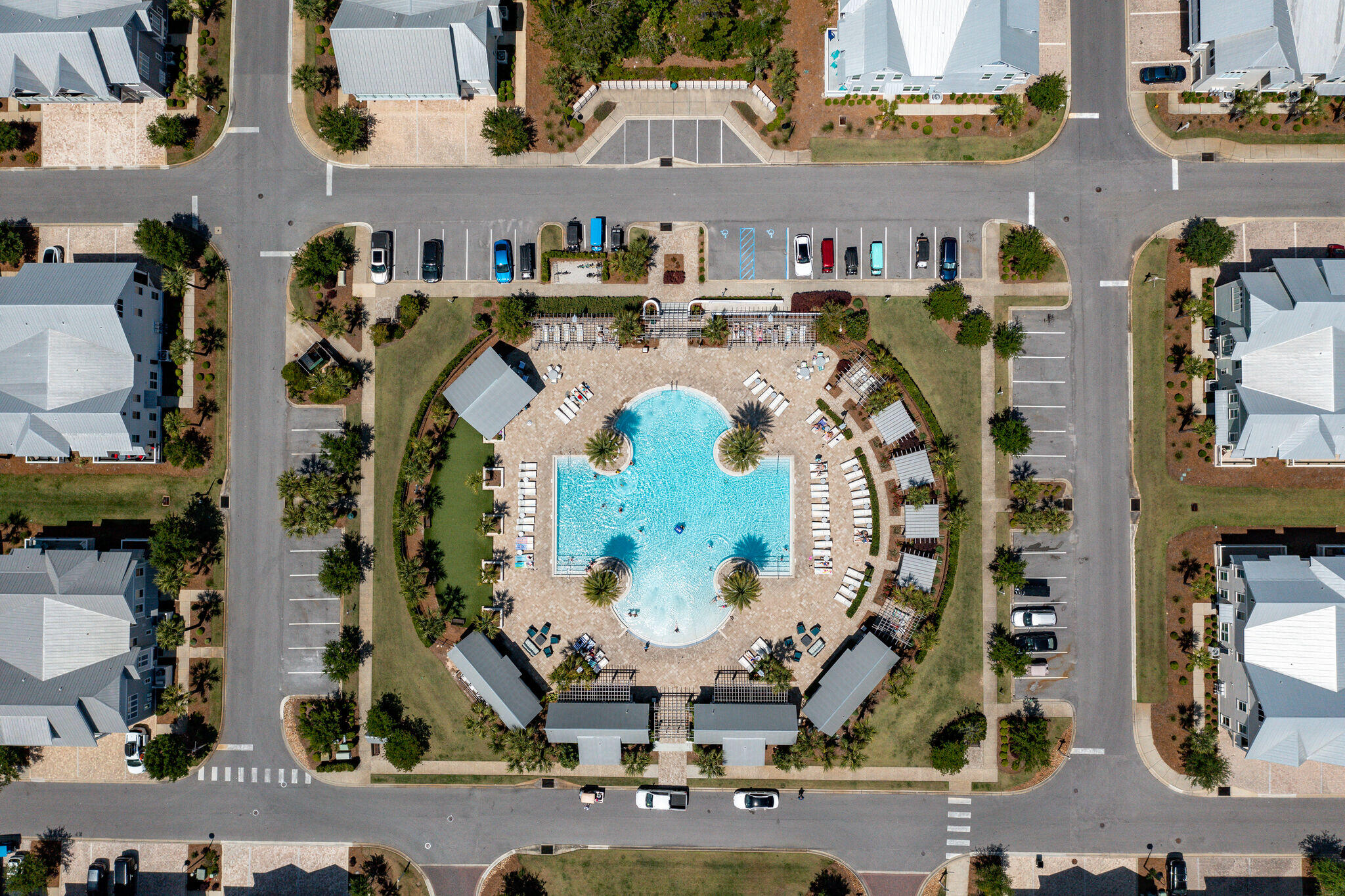 67 Milestone Dr Inlet Beach, Unit A Inlet Beach, FL 32461 - Photo 31 of 44 drone pool