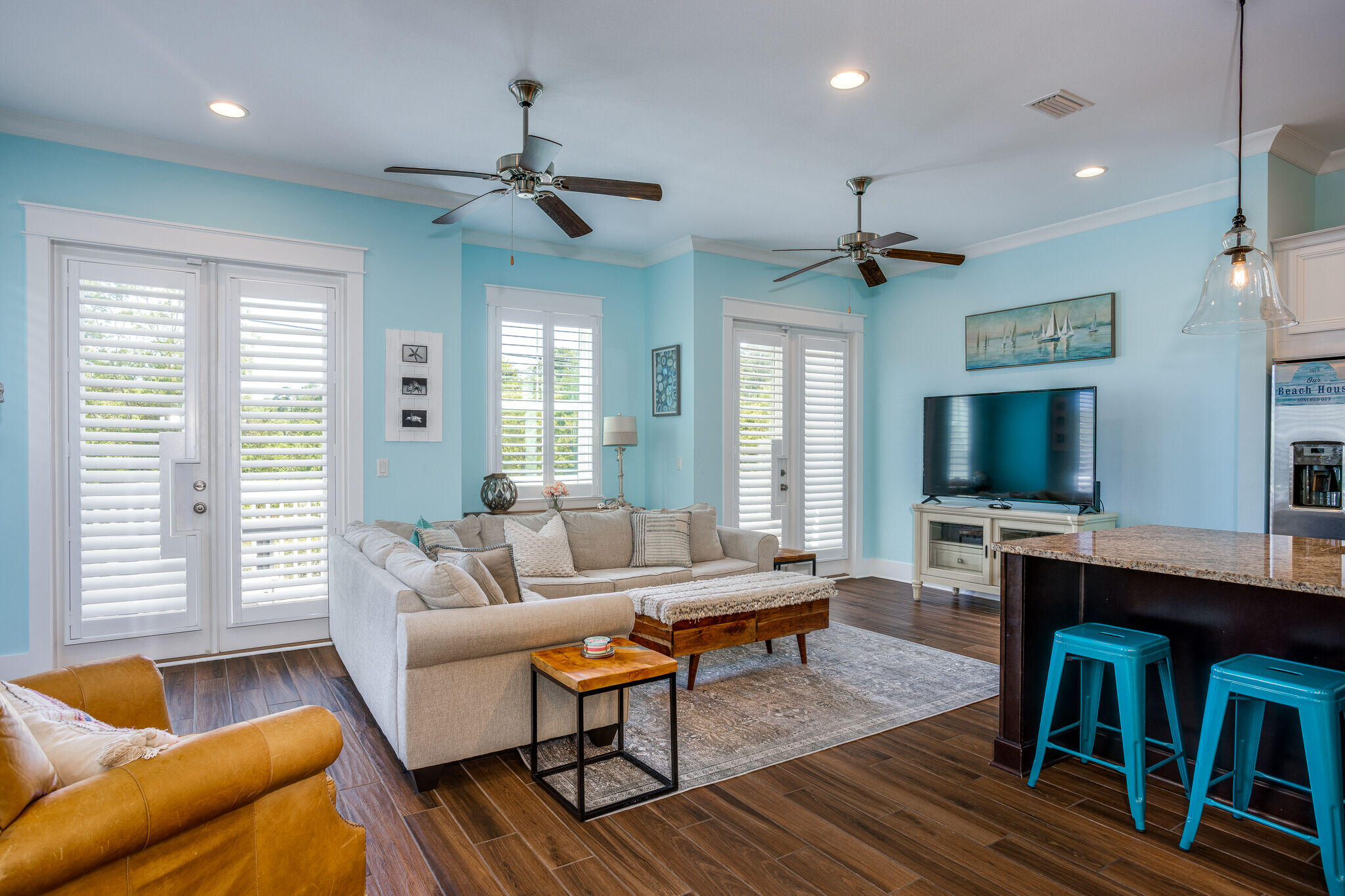 67 Milestone Dr Inlet Beach, Unit A Inlet Beach, FL 32461 - Photo 4 of 44 living & breakfast bar