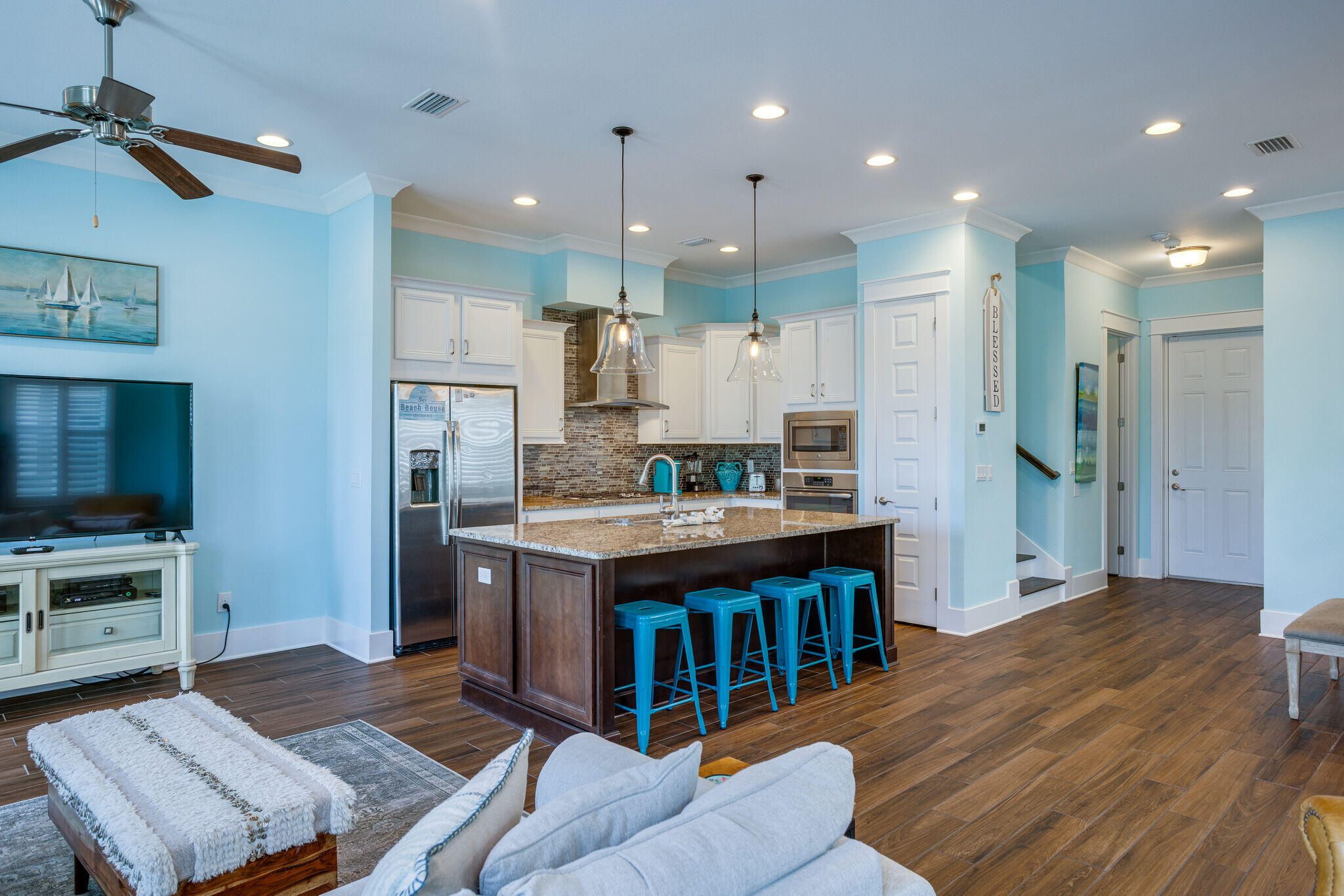 67 Milestone Dr Inlet Beach, Unit A Inlet Beach, FL 32461 - Photo 7 of 44 living kitchen breakfast