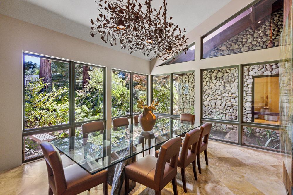 5312 Retreat Way Carmichael, CA 95608 - Photo 27 of 92 a view of a dining room with furniture large windows and wooden floor