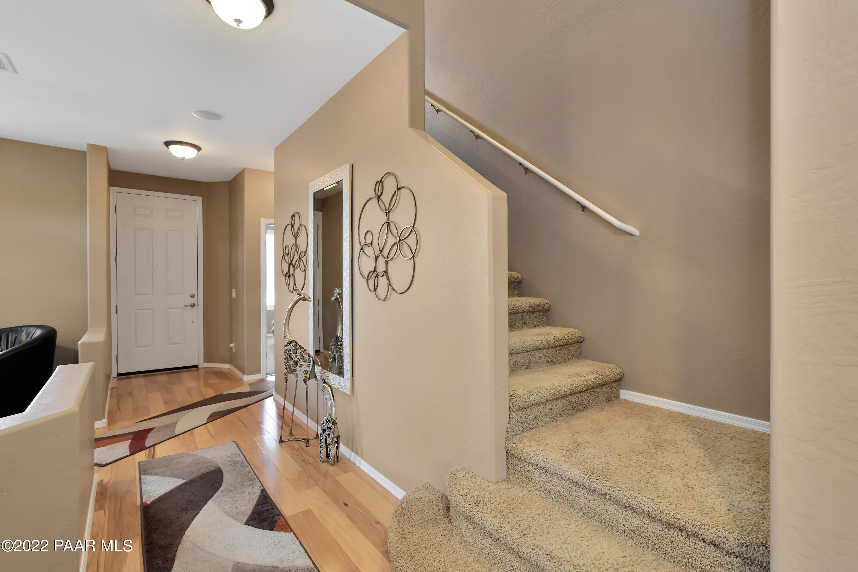 7209 Woolsey Ranch Road Prescott Valley, AZ 86314 - Photo 26 of 49 a view of entryway with stairs and furniture