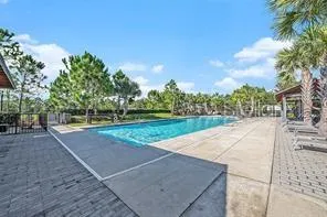 a view of a garden with trees