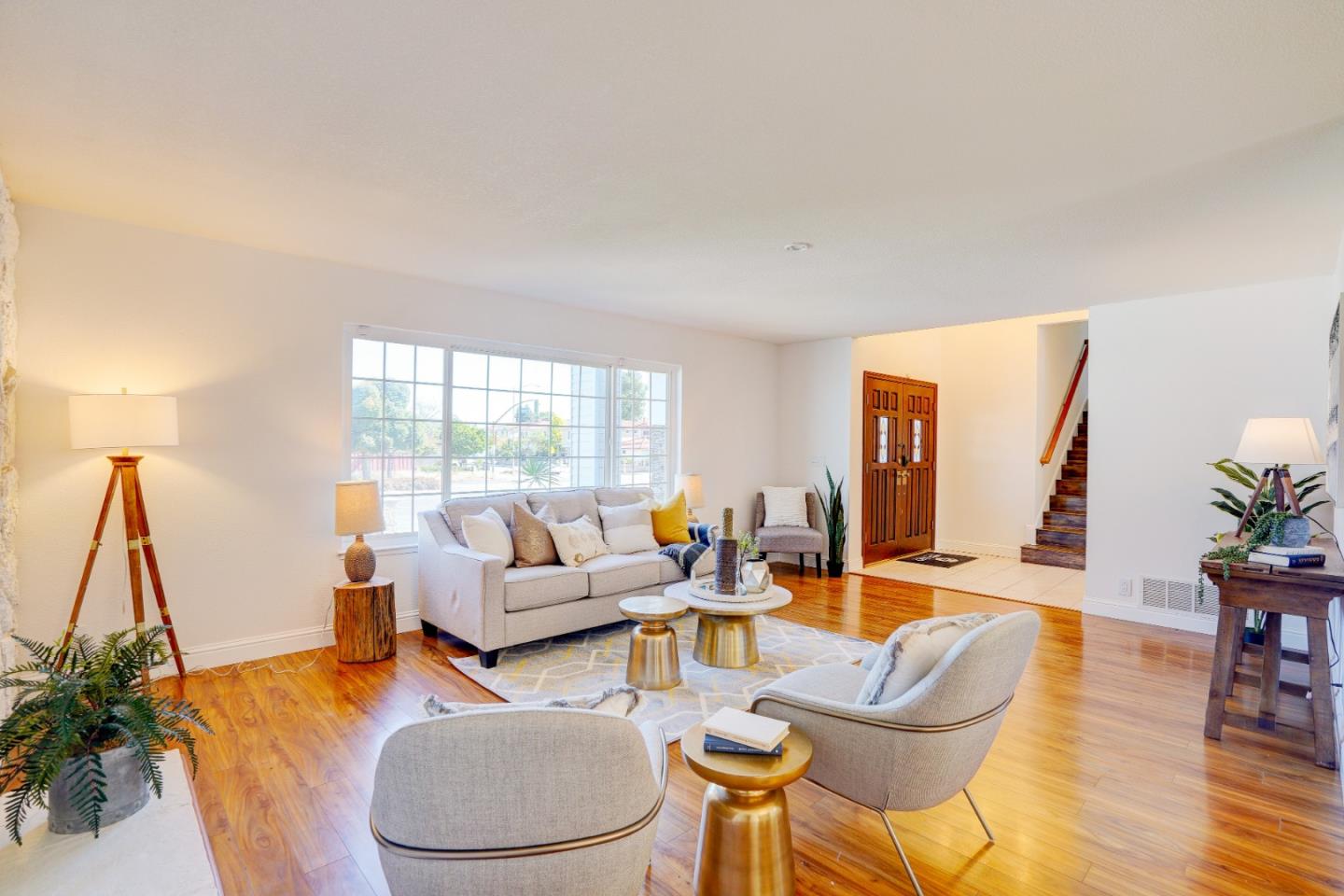 2945 Berryessa Road San Jose, CA 95132 - Photo 7 of 49 a living room with fireplace furniture and a large window