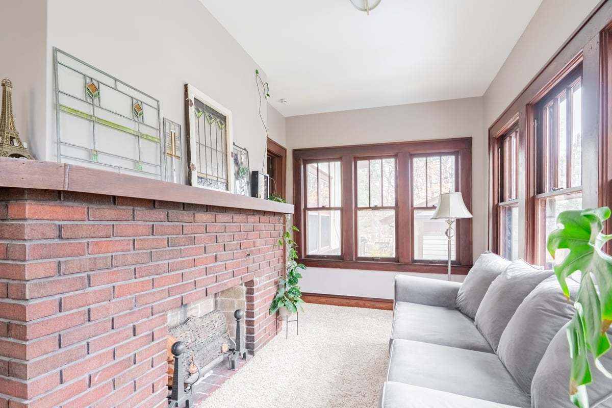 412 West Virginia Avenue Normal, IL 61761 - Photo 15 of 42 a living room with furniture and a large window