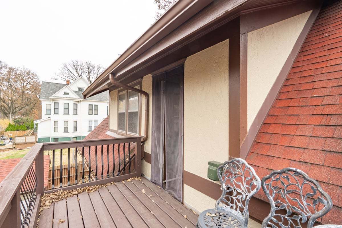 412 West Virginia Avenue Normal, IL 61761 - Photo 27 of 42 a view of a balcony with wooden floor