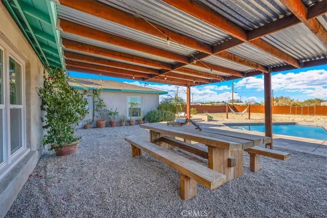 a view of a lake with a ocean view