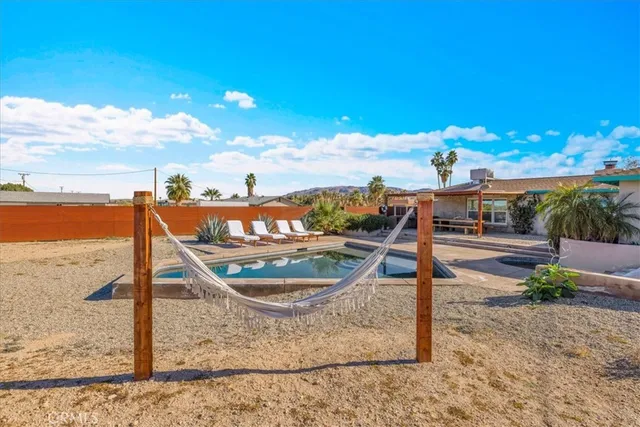 a view of lake with mountain