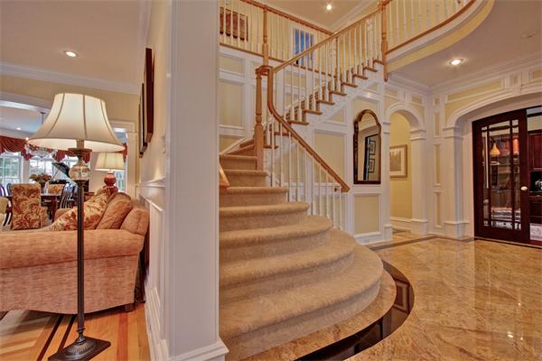 24 Hathaway Road Lexington, MA 02420 - Photo 12 of 28 a view of entryway and hall with dining room