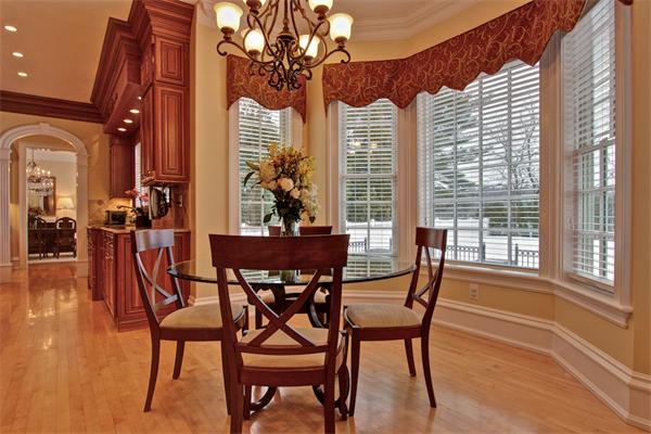 24 Hathaway Road Lexington, MA 02420 - Photo 24 of 28 a view of a dining room with furniture window and wooden floor