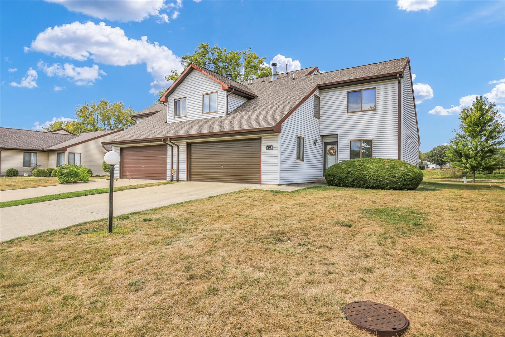 a house with a outdoor space