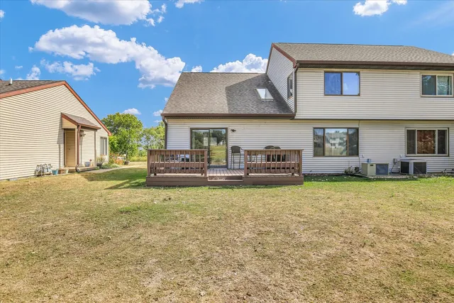 a house view with a garden space