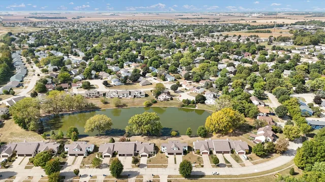 a view of a lake with a mountain