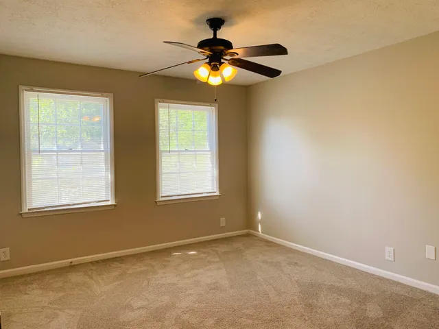 a window in an empty room