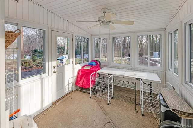 a room with furniture and windows