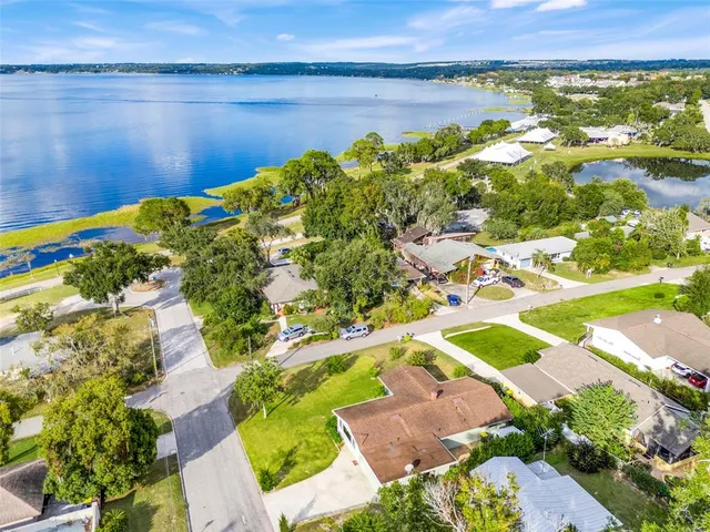 a view of a lake with a lake