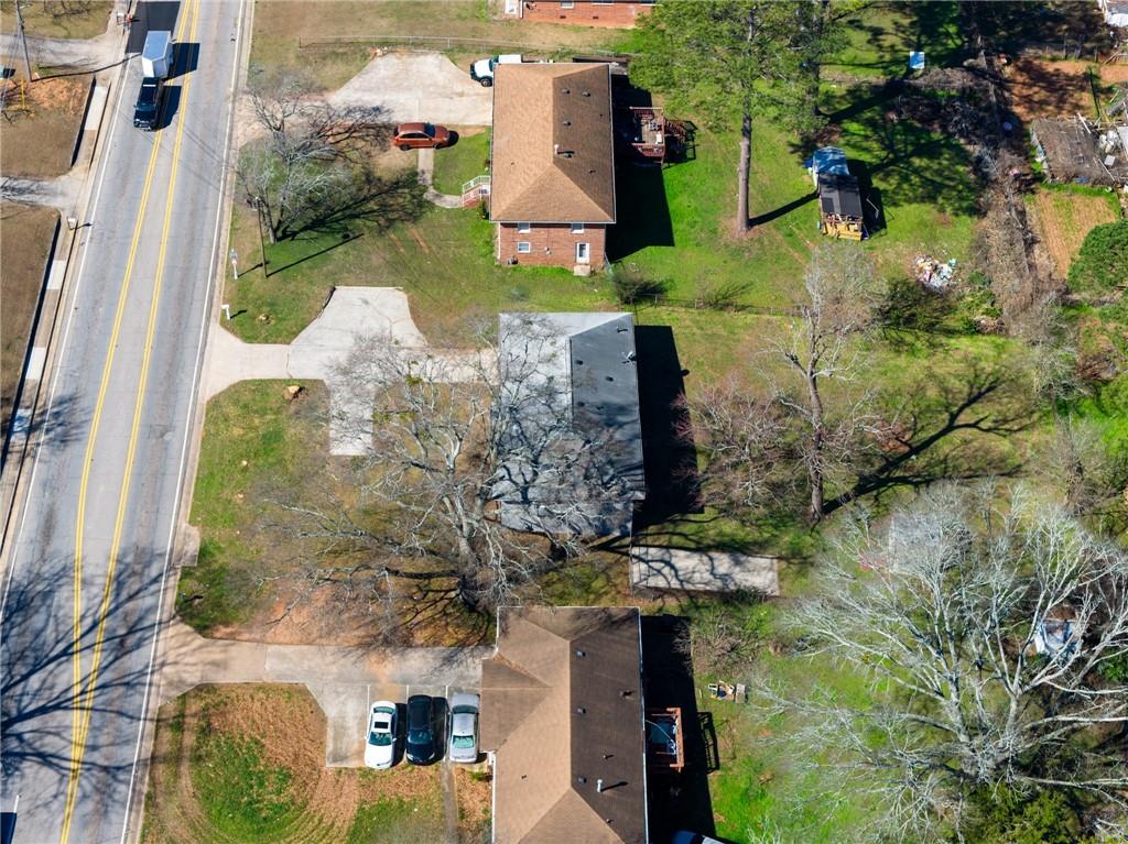 1802 Lake Harbin Road Morrow, GA 30260 - Photo 39 of 40 an aerial view of a house with a yard basket ball court and outdoor seating