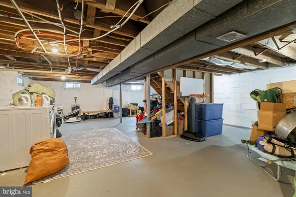 a view of storage and utility room