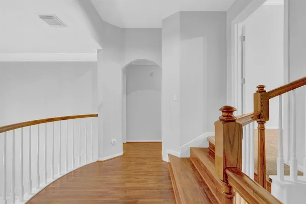 a view of a staircase