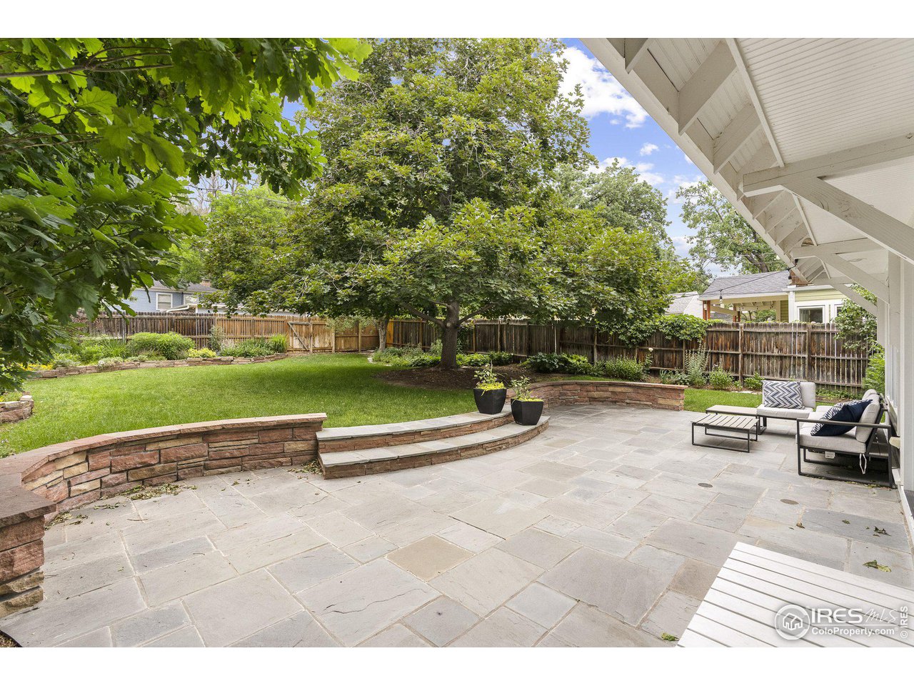 3161 7th Street Boulder, CO 80304 - Photo 26 of 39 Large back patio, great for entertaining.