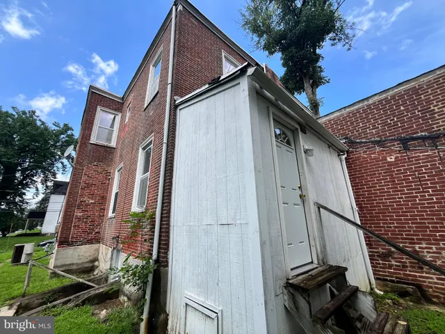 a backyard of a house