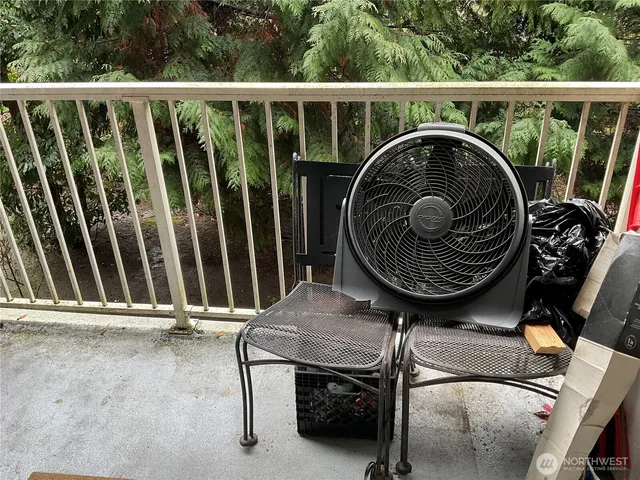 a view of deck with furniture