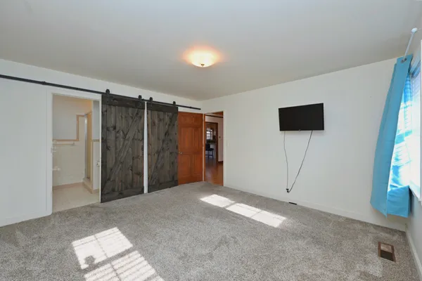 a view of an empty room