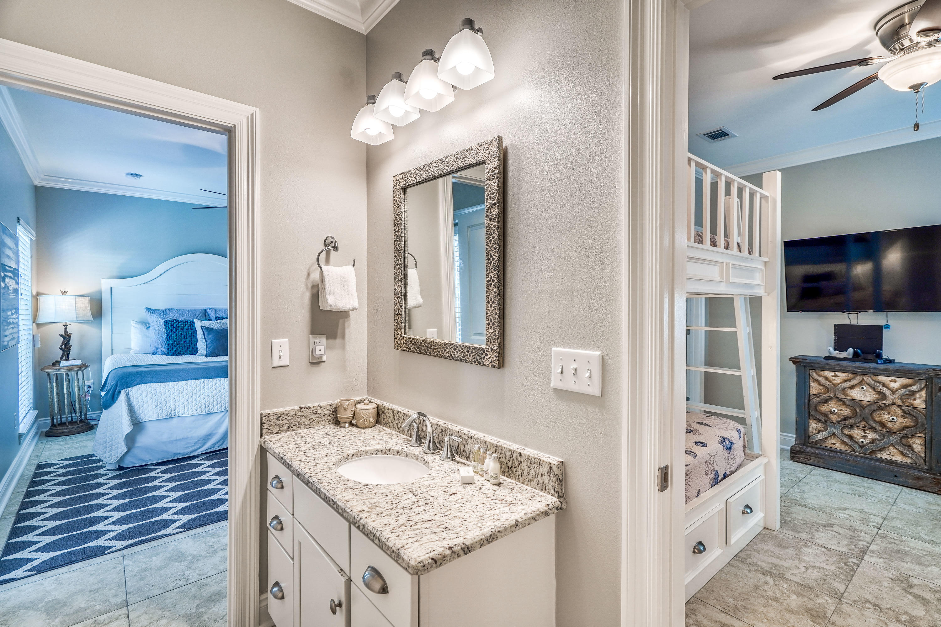 29 Payne Street Miramar Beach, FL 32550 - Photo 34 of 49 a bathroom with a sink a vanity and a mirror