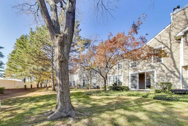 an empty room with closet