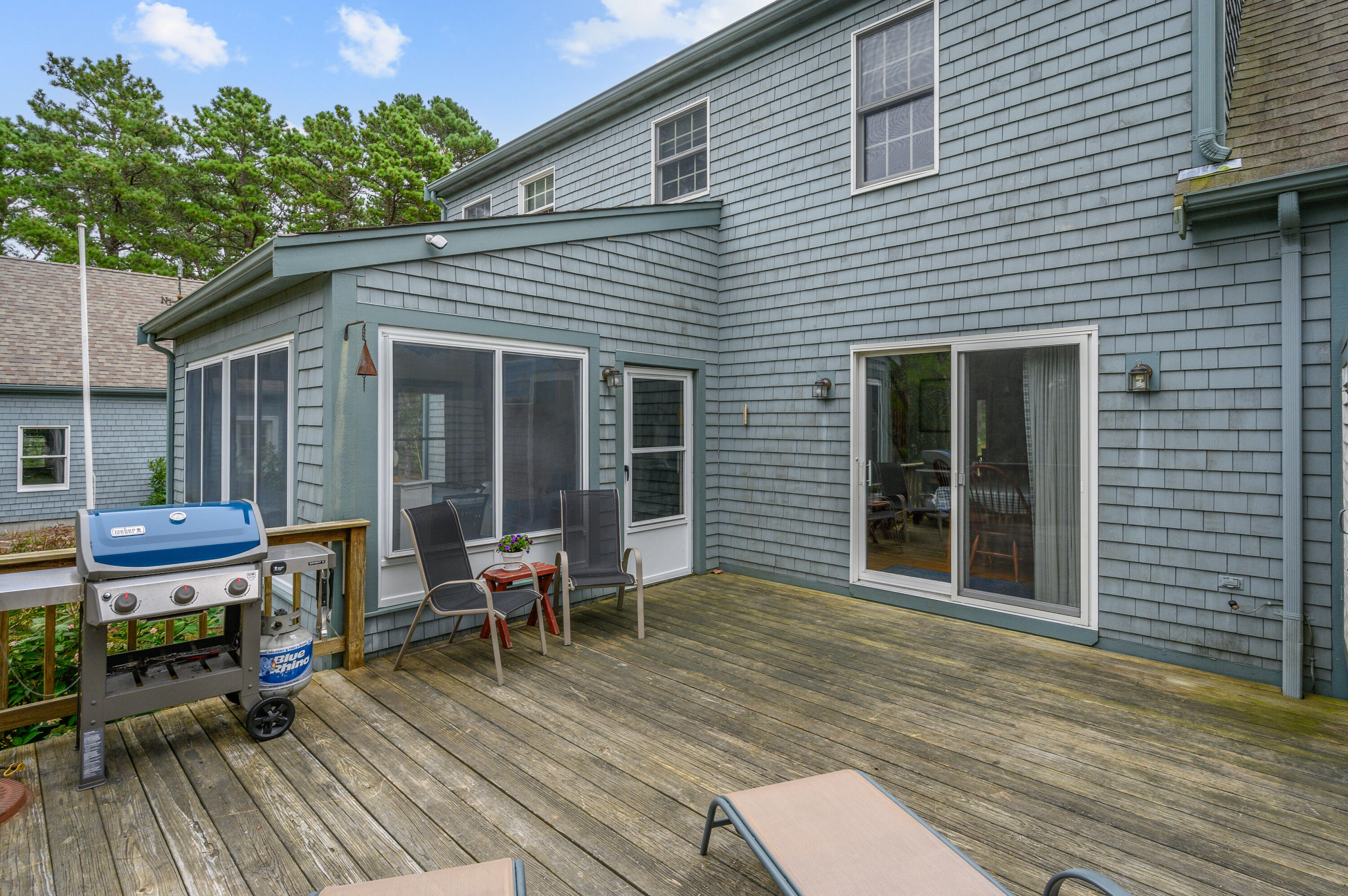 86 Old Wharf Road Wellfleet, MA 02667 - Photo 15 of 37 a view of a house with lounge chair