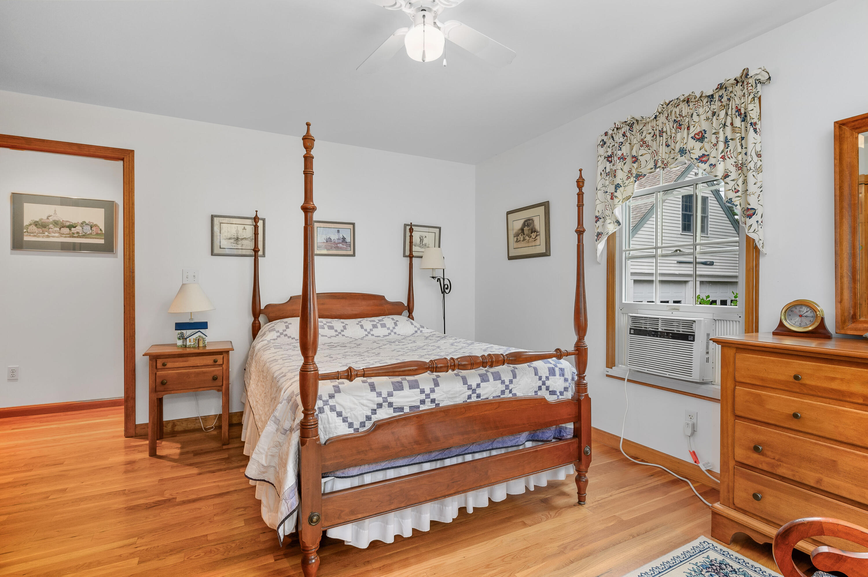 86 Old Wharf Road Wellfleet, MA 02667 - Photo 18 of 37 a bedroom with a bed and a dresser