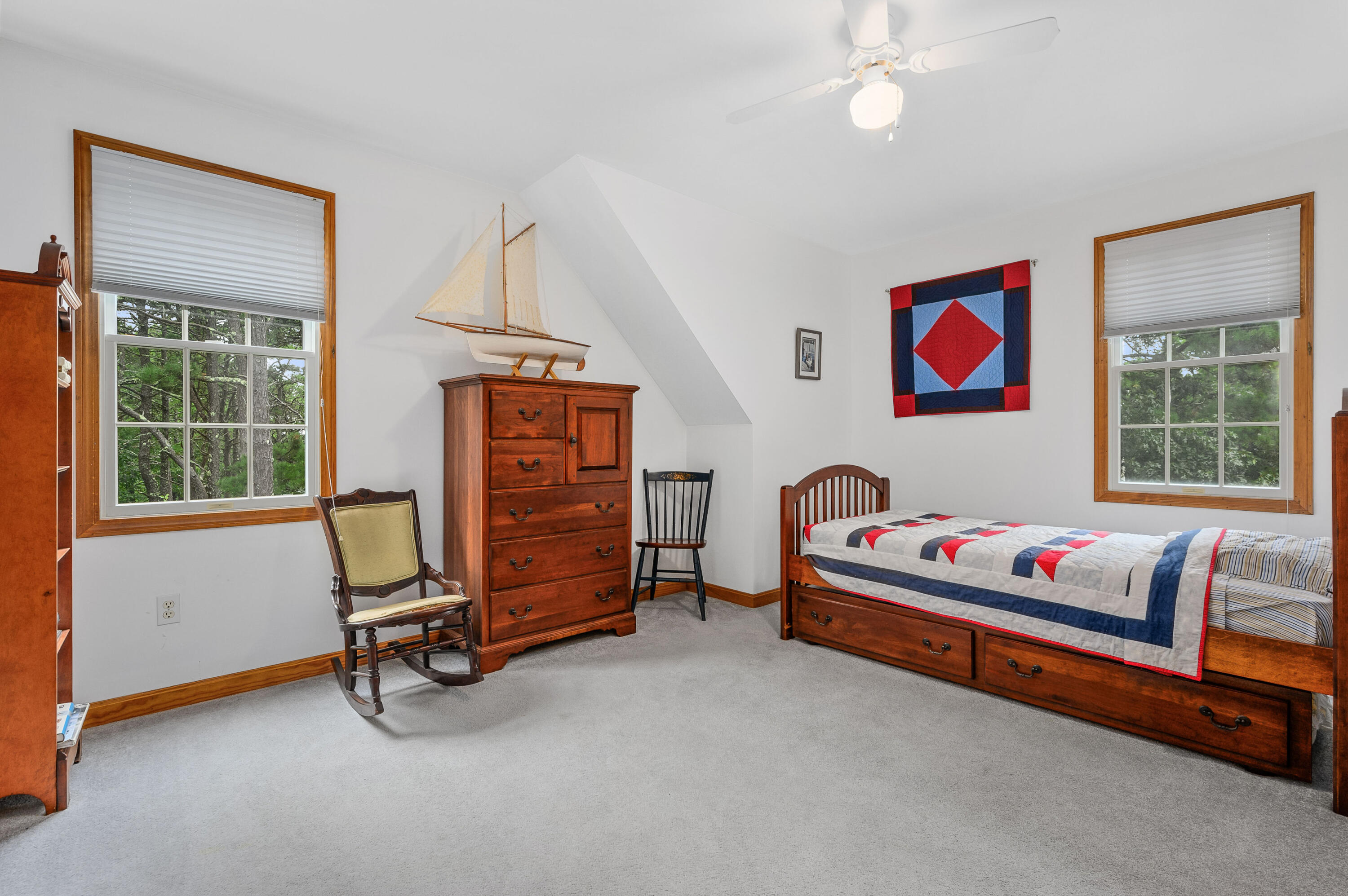86 Old Wharf Road Wellfleet, MA 02667 - Photo 24 of 37 a reading room with furniture and window