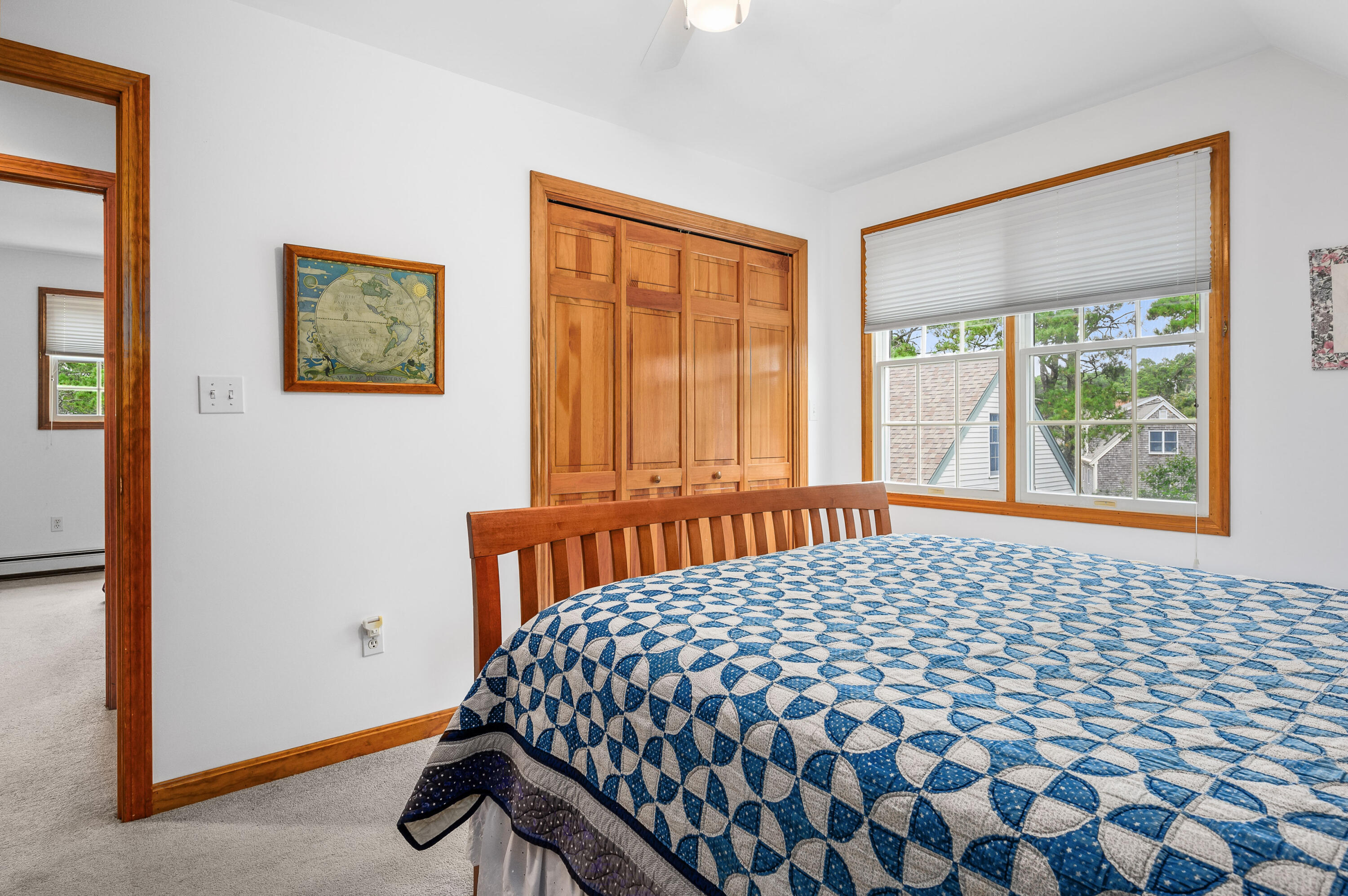 86 Old Wharf Road Wellfleet, MA 02667 - Photo 25 of 37 a bedroom with a bed and a window
