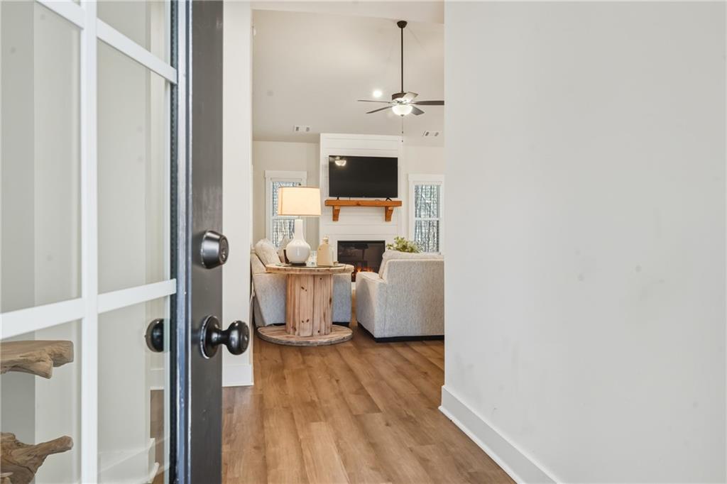 3462 Vinson Mountain Road Rockmart, GA 30153 - Photo 4 of 31 a living room with furniture and a flat screen tv