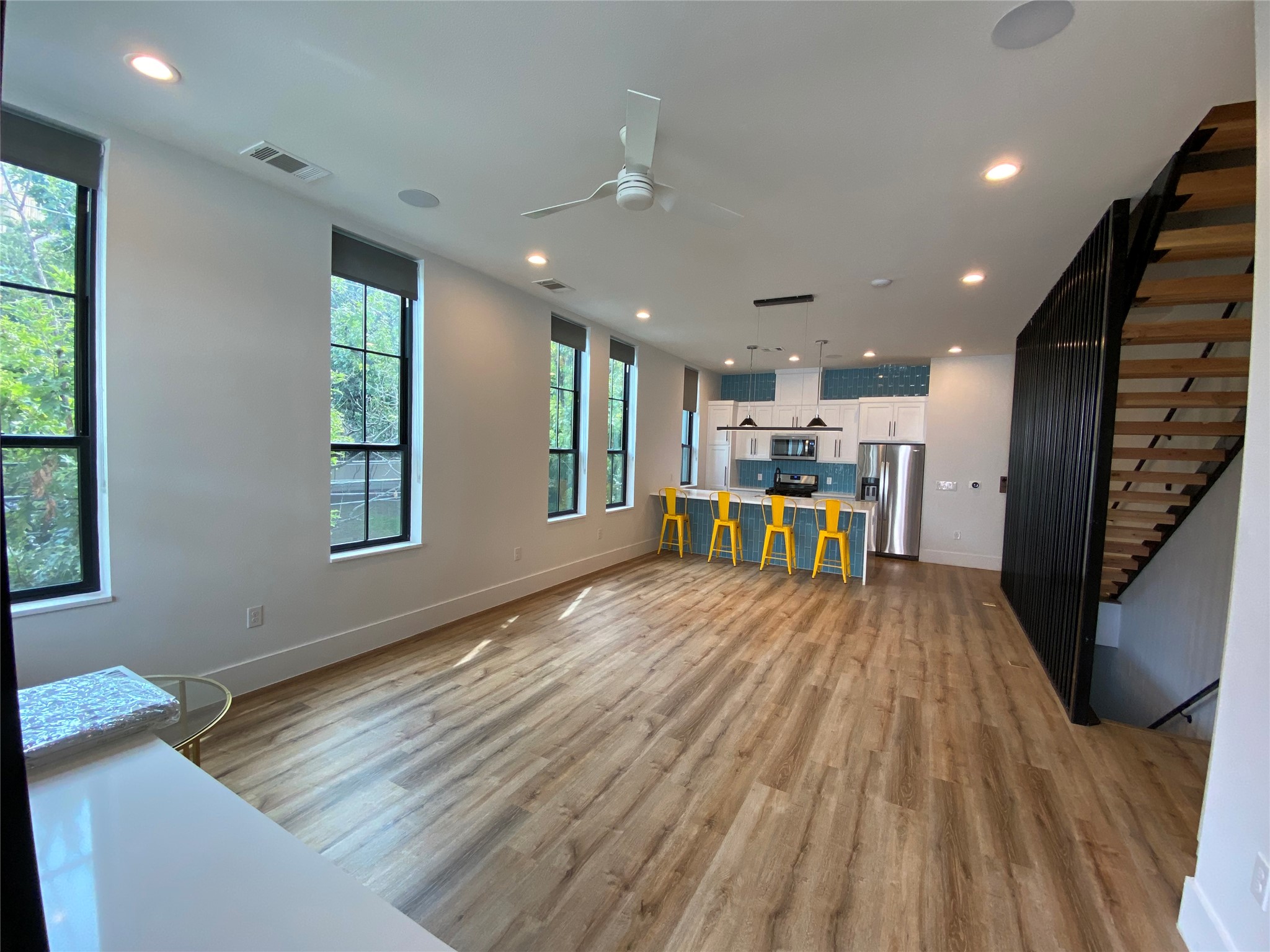 925 East 30th Street, Unit B Austin, TX 78705 - Photo 1 of 1 a dining room with furniture and a wooden floor