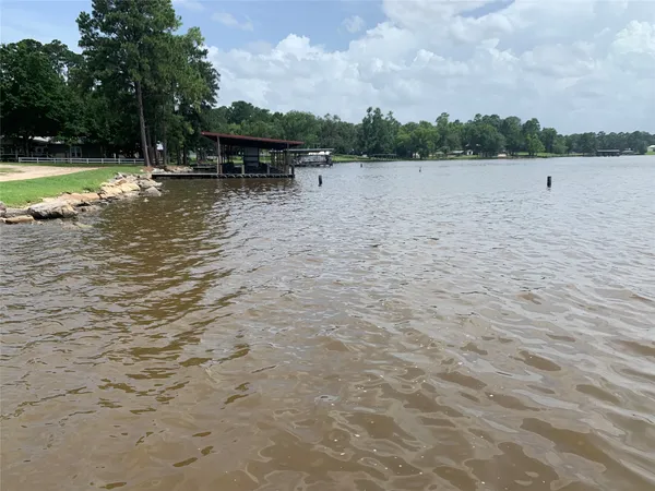 a view of lake with boats