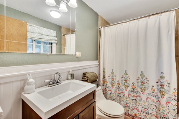 67 Chester Road Boxborough, MA 01719 - Photo 23 of 28 a bathroom with a sink toilet and shower