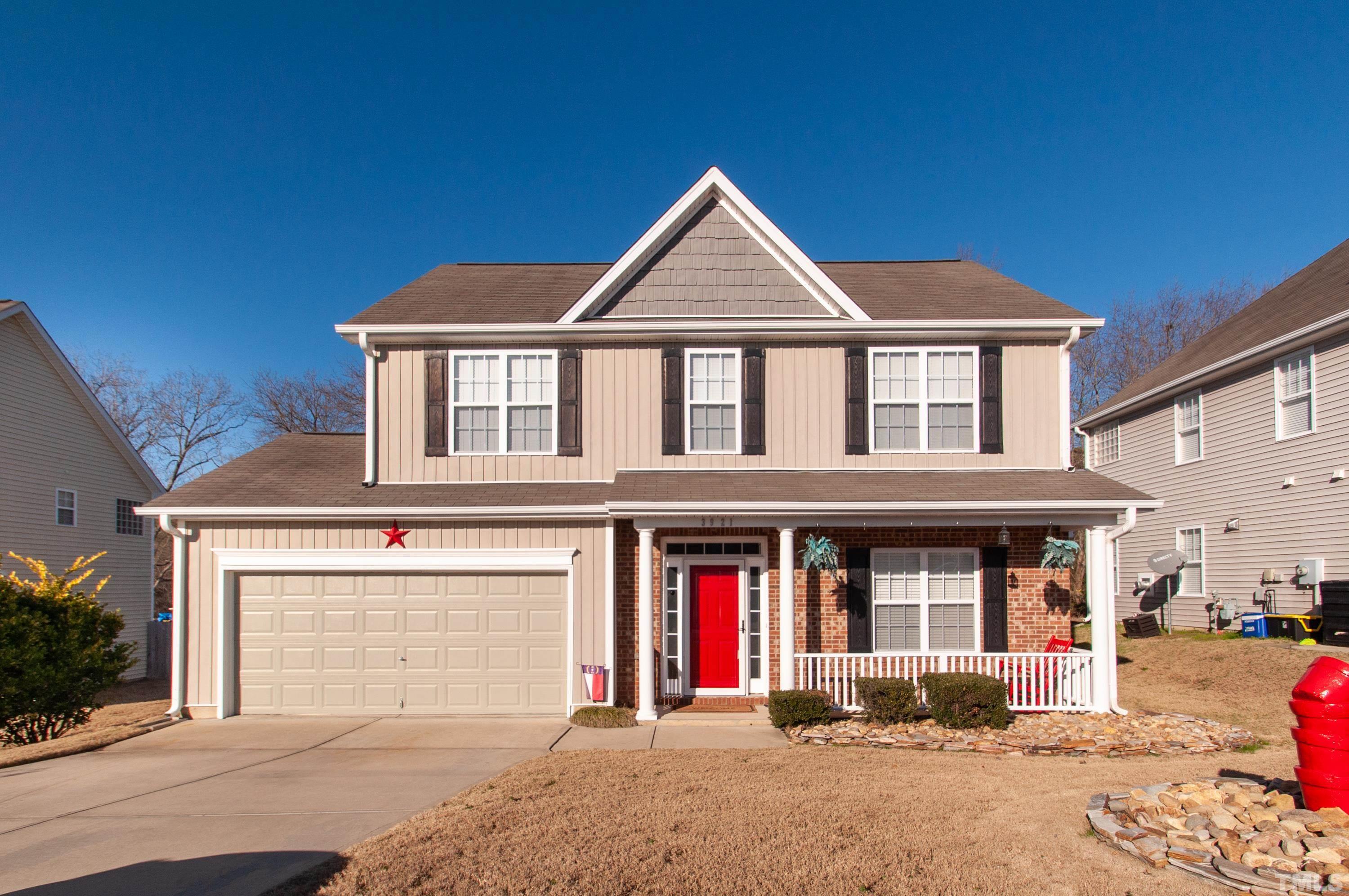 3921 Joe And Ruth Lee Drive Raleigh, NC 27610 - Photo 2 of 36 a front view of a house
